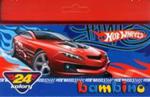 Kredki bambino Hot Wheels 24 kolory w sklepie internetowym Booknet.net.pl