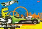 Blok techniczny Hot Wheels A4 z kolorowymi kartkami 10 kartek niebieski w sklepie internetowym Booknet.net.pl