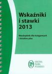 Wskaźniki i stawki 2013 w sklepie internetowym Booknet.net.pl