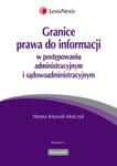 Granice prawa do informacji w postępowaniu administracyjnym i sądowoadministracyjnym w sklepie internetowym Booknet.net.pl