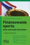 Finansowanie sportu przez samorząd terytorialny w sklepie internetowym Booknet.net.pl