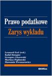 Prawo podatkowe Zarys wykładu w sklepie internetowym Booknet.net.pl