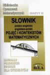 Słownik polsko-angielski angielsko-polski pojęć i kontekstów matematycznych w sklepie internetowym Booknet.net.pl