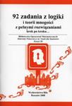 92 zadania z logiki i teorii mnogości w sklepie internetowym Booknet.net.pl