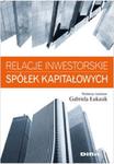 Relacje inwestorskie spółek kapitałowych w sklepie internetowym Booknet.net.pl