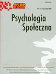 Psychologia społeczna t.3 numer 3(8) 2008 w sklepie internetowym Booknet.net.pl