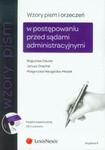 Wzory pism i orzeczeń w postępowaniu przed sądami administracyjnymi z płytą CD w sklepie internetowym Booknet.net.pl