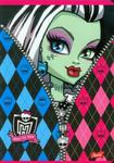 Zeszyt Monster High A5 w 3 linie 16 kartek linia dwukolorowa w sklepie internetowym Booknet.net.pl