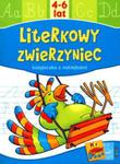 Literkowy zwierzyniec - książeczka z naklejkami 4-6 lat w sklepie internetowym Booknet.net.pl