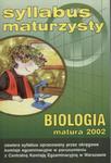 Syllabus maturzysty Biologia matura 2002 w sklepie internetowym Booknet.net.pl