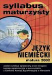 Syllabus maturzysty Język niemiecki matura 2002 w sklepie internetowym Booknet.net.pl