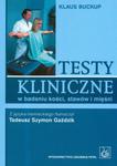 Testy kliniczne w badaniu kości stawów i mięśni w sklepie internetowym Booknet.net.pl