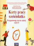 Karty pracy sześciolatka Przygotowuję się do szkoły część 4 w sklepie internetowym Booknet.net.pl