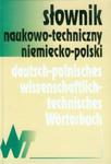 Słownik naukowo-techniczny niemiecko-polski w sklepie internetowym Booknet.net.pl