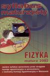 Syllabus maturzysty Fizyka z astronomią, matura 2002 w sklepie internetowym Booknet.net.pl