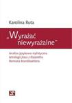 Wyrażać niewyrażalne w sklepie internetowym Booknet.net.pl