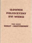 Słownik polszczyzny XVI wieku w sklepie internetowym Booknet.net.pl