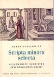 Scripta minora selecta w sklepie internetowym Booknet.net.pl