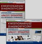 KWESTIONARIUSZ DIAGNOSTYCZNY zaburzeń mowy ze szczególnym uwzględnieniem afazji i dysartrii dla młodzieży i dorosłych + CD w sklepie internetowym Booknet.net.pl