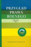 Przegląd Prawa Rolnego nr 1 (12) 2013 w sklepie internetowym Booknet.net.pl