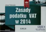 Zasady podatku VAT w 2014 część II w sklepie internetowym Booknet.net.pl