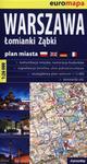 Warszawa Łomianki Ząbki 1:26 000 plan miasta w sklepie internetowym Booknet.net.pl