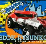 Blok rysunkowy Hot Wheels A4 z kolorowymi kartkami 16 kartek rakieta w sklepie internetowym Booknet.net.pl