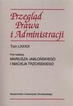 Przegląd prawa i administracji Tom 89 w sklepie internetowym Booknet.net.pl