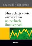 Miary efektywności zarządzania na rynkach finansowych w sklepie internetowym Booknet.net.pl
