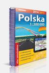 Atlas samochodowy Polska 1:300 000 2014/2015 na spirali w sklepie internetowym Booknet.net.pl