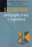 Słownik pedagogiki pracy i organizacji w sklepie internetowym Booknet.net.pl