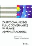 Zastosowanie idei public governance w prawie administracyjnym w sklepie internetowym Booknet.net.pl