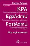 Kodeks postępowania administracyjnego Postępowanie egzekucyjne w administracji Prawo o postępowaniu przed sądami administracyjnymi w sklepie internetowym Booknet.net.pl
