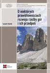 O niektórych prawidłowościach rozwoju rzeźby gór i ich przedpoli w sklepie internetowym Booknet.net.pl