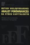 Metody wielowymiarowej analizy porównawczej na rynku kapitałowym w sklepie internetowym Booknet.net.pl