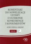 Komentarz do nowelizacji ustawy o ochronie konkurencji i konsumentów w sklepie internetowym Booknet.net.pl