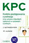 Kodeks postępowania cywilnego oraz ustawa o kosztach sądowych w sprawach cywilnych z wprowadzeniem w sklepie internetowym Booknet.net.pl