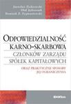 Odpowiedzialność karno-skarbowa członków zarządu oraz praktyczne sposoby jej ograniczenia w sklepie internetowym Booknet.net.pl