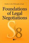 Foundations of Legal Negotiations Studies in the Philosophy of Law vol. 8 w sklepie internetowym Booknet.net.pl