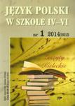Język Polski w Szkole IV-VI nr 1 2014/2015 w sklepie internetowym Booknet.net.pl