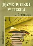 Język Polski w Liceum nr 1 2014/2015 w sklepie internetowym Booknet.net.pl