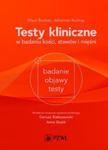 Testy kliniczne w badaniu kości, stawów i mięśni w sklepie internetowym Booknet.net.pl