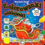 Kolorowanki naklejanki 2 Wesołych świąt w sklepie internetowym Booknet.net.pl