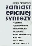 Zamiast epickiej syntezy w sklepie internetowym Booknet.net.pl