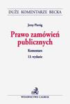 Prawo zamówień publicznych Komentarz w sklepie internetowym Booknet.net.pl