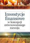 Inwestycje finansowe w koncepcji zrównoważonego rozwoju w sklepie internetowym Booknet.net.pl