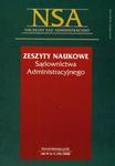 Zeszyty Naukowe Sądownictwa Administracyjnego 2008/04 w sklepie internetowym Booknet.net.pl