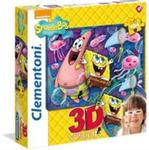 Puzzle 3 D Wizja Gąbka Bob 3D Vision Sponge Bob 104 w sklepie internetowym Booknet.net.pl
