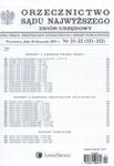 Orzecznictwo Sądu Najwyższego sądu najwyższego 2007/21 w sklepie internetowym Booknet.net.pl