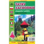 Tatry Zachodnie Słowackie i Polskie mapa turystyczna 1:25 000 w sklepie internetowym Booknet.net.pl